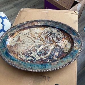 Silver plated meat server